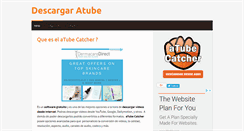 Desktop Screenshot of descargaratube.com