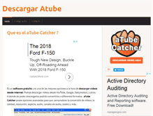 Tablet Screenshot of descargaratube.com